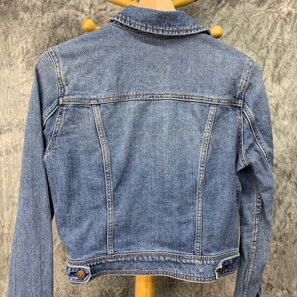 American Eagle Denim Jean Jacket Sz M EUC - Picture 3 of 6